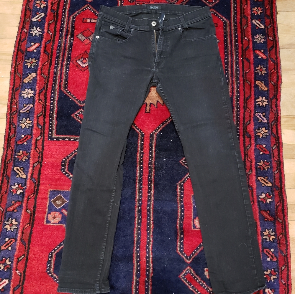 Guess Mens black jeans